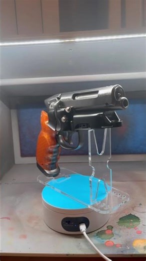 1:1 Scale - Deckard’s Blaster from Blade Runner (1982 film) #3dprint #3dprinting #resin #PETGhandles