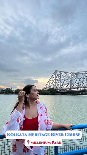 Adrija Ghoshal on Instagram: "Kolkata Heritage River Cruise~ Starts from Millenium Park Ticket Price -₹169/person( counter booking available on first come first serve basis, no online booking facility) Timing on Weekends- 5pm & 6:45pm Timing on Weekdays-6pm Total duration 90 mins #westbengal#westbengaltourism#kolkatadiaries#kolkatagram#kolkataheritagerivercruise#howrahbridge#hooghlybridge"