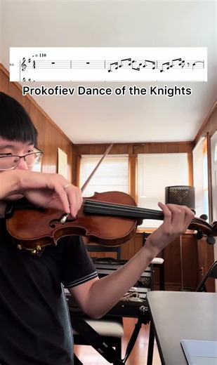 Prokofiev's Dance of the Knights for Violin