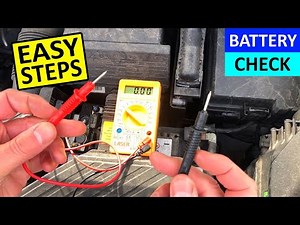 How to test a Car Battery with a Multimeter - How to use a Multimeter to check a Car Battery