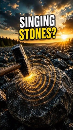 This Rock SINGS,Scientists Still Can't Explain Why!😳 |The Rocks That Ring Like Giant Bells 🔔 #shorts