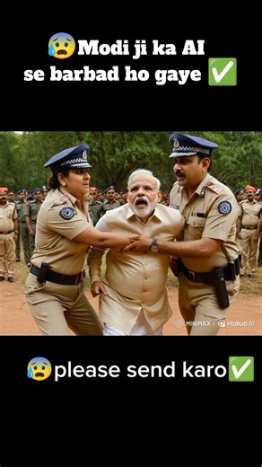 😰police mahila Ne Modi ji ka cooler pakad liya🥹 #viral #funny #modi #police #shorts #comedy