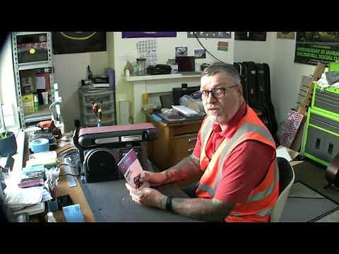 Ferrex (Aldi) Disc + Belt Sander unboxing and test @ Fret Friend Guitar Workshop...