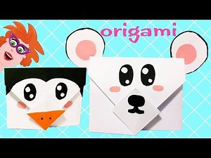 Origami enveloppen maken van papier