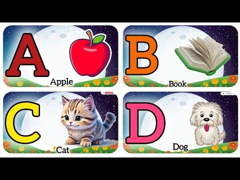 A is for Apple | ABC Nursery Rhyme for Kids | Alphabet Song A to Z