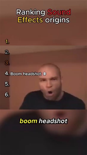 Ranking iconic sound effects origins 📢⭐ #shorts