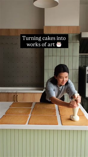 Sabina Temiralieva is an accomplished pastry artist and baker who transforms desserts into edible artworks. She handcrafts cakes and treats — often macarons or elaborately decorated cakes — with astonishing attention to detail and flair. Her creations merge pastry skill, artistic design, and a playful sense of occasion, making every dessert not just a sweet treat but a visual experience. Artist: @sabinatemiralieva #art #cakes #foodart #pastry | Art Daily Dose