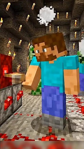 Steve Accidentally Activates a Nuclear Reactor in Minecraft! #minecraft