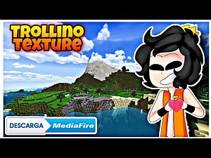 😍Trollino texture pack para Minecraft pe / bedrock 1.17 - gama baja 2021✔️