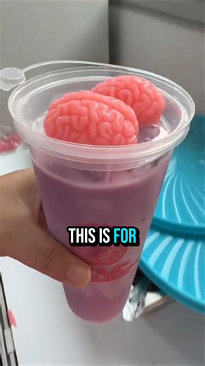 This drink looks like a brain