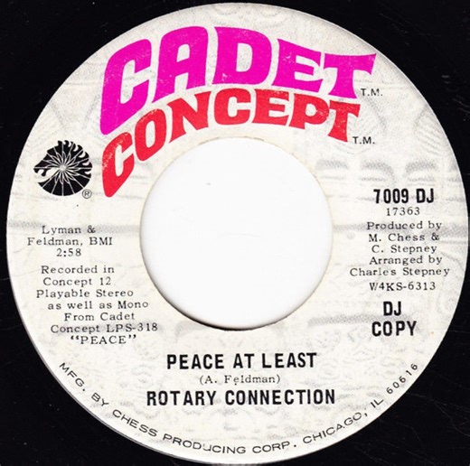 Rotary Connection - Peace At Least / Silent Night Chant