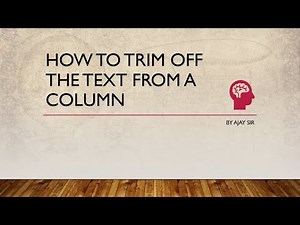 Mastering Text Trimming in SQL | CBSE Informatics Practices Class 12