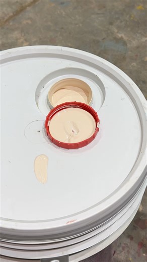 exterior ivory shade | machine color mixing #satisfying