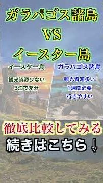 [World Trip Highlights] An Honest, No-Holds-Barred Review: Galapagos Islands vs. Easter Island! #...