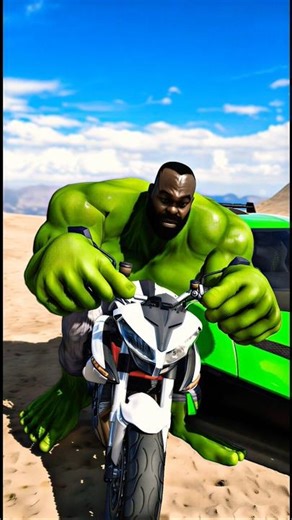 😱 Hulk Driving Sports Bike Like a Beast 🏍️🔥| Epic Scene