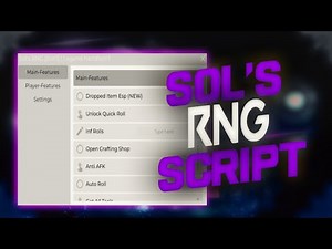 Sols RNG script – (Auto Roll, AutoUse Potions)