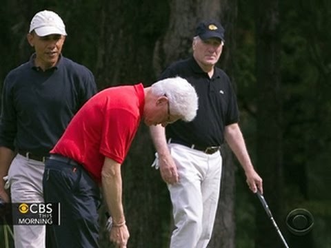 Obama keeps up presidential golf-playing tradition