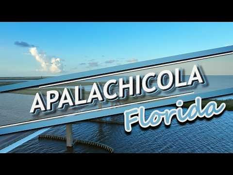 Apalachicola, Florida from Above | Breathtaking Aerials of Florida's Historical Coastal Gem in 4K