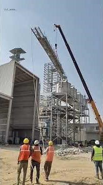 Installation of Catwalk over Silo