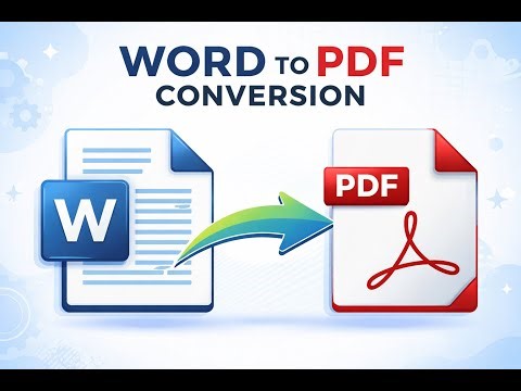 how to convert word file into PDF | simple and easy style