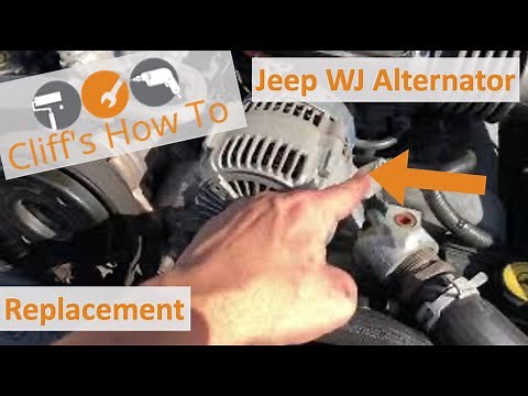 Grand Cherokee WJ Alternator Replacement