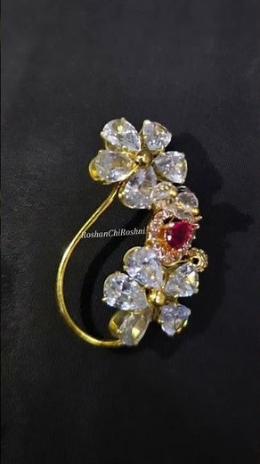 ✨ सुंदर पारंपरिक नथ डिझाईन | Marathi Bridal Nath 💚