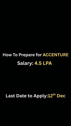 codeforgoals on Instagram: "Accenture is hiring Freshers — Global MNC Opportunity! Any graduate with basic technical & communication skills can apply. Don’t miss this chance to start your career with a top IT giant! 🚀 Hashtags: #programming #accenturehiring #accenturejobs #freshers2025 #dsa #hiring #careeropportunity #jobalertindia #offcampusdrive #itjobs #softwarejobs #engineeringlife #placements #techcareers #codinglife #explore #foryou #fyp #viralreels"