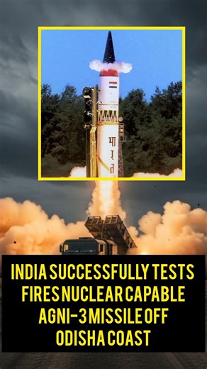 The surface-to-surface missile was launched by the personnel of Strategic Forces Command (SFC)