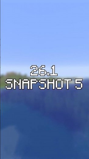 THE FOUNTAIN OF YOUTH IN MINECRAFT? | 26.1 Snapshot 5