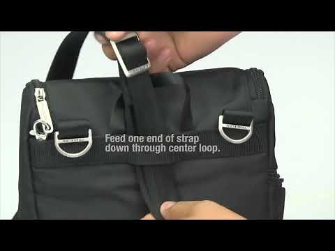 How to adjust strap on Travelon 43045, or 43490 bags