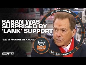 Coach Saban clarifies origin of Alabama's LANK rallying cry 😅 | College GameDay