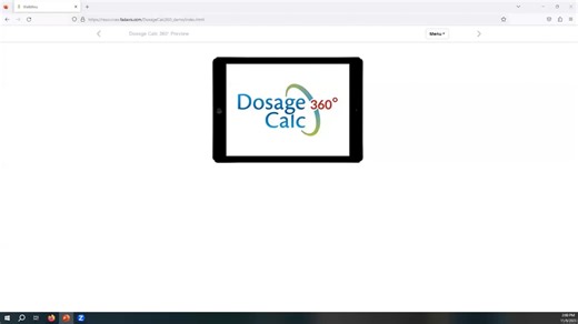 A Complete Online Approach to Dosage Calculations