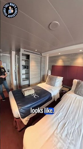 MSC Grandiosa Deluxe Balcony with Partial View | Cabin 8104