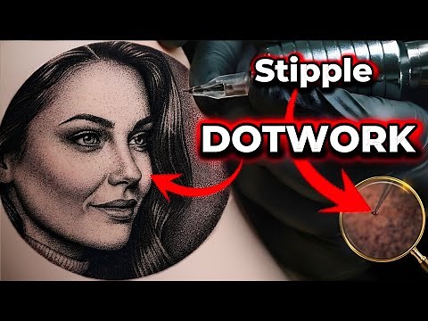 Stipple Shading Dotwork Tattoo Tutorial For Realistic Tattoo