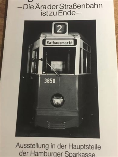 This was the last tram line in Hamburg... #trams #trains #hamburg #germany #deutschland #transit #publictransit #publictransport #straßenbahn #history