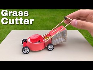 How to Make a Lawn Mower - DIY Realistic Miniature Grass Cutter