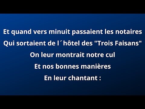 Les Bourgeois - Jacques Brel (paroles)