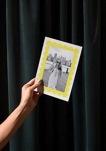 Trendy Modern Invitation Template  FREE Thank You Note Design, Editable Design Template, Modern Yellow Invitation