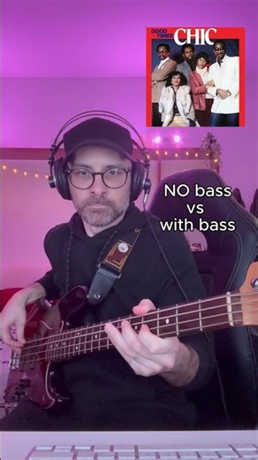 Good Times without BASS vs. with BASS 🎸 The power of Bernard Edwards! #Shorts #bassline