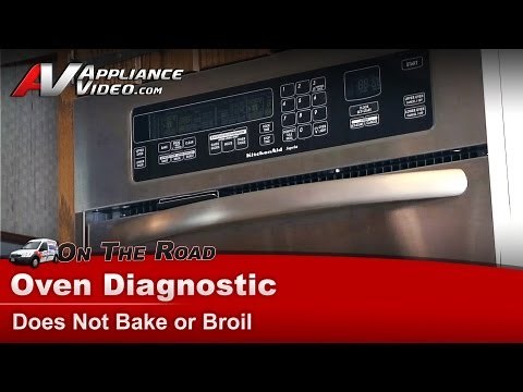 KitchenAid Oven Repair - Does Not Bake or Broil - Electronic Control