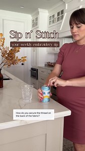 5.5K views · 52 reactions | One of the most-asked embroidery questions: how do you tie off the back?? I use this method for everything! Clothes, bags, hoops, etc. I’ve never had an issue with this method  What other embroidery questions do you have? Would love to answer yours next week for the next Sunday Sip n’ Stitch | Thread Unraveled | Facebook