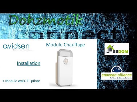 Dohzmotik- Jeedom - installation Avidsen module radiateur avec fil pilote