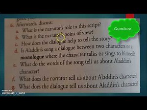 Creative Arts Grade 7 Narrative and Dialogue activity