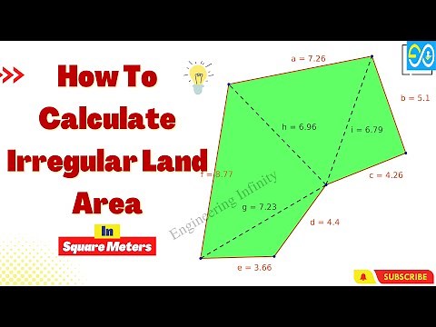 How To Calculate Irregular Land Area | Irregular Plot Area In Square Meters