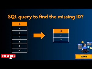 SQL Interview Question: How to Find Missing IDs in SQL