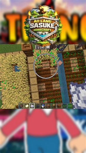 Cách xây vườn lúa trong Minecraft #minecraft #minecraftbui #datlemc