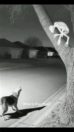 dog attack animal, jump and attack dog,not a ghost🪳#scary #creepy #horror #ghostdog #usahorror