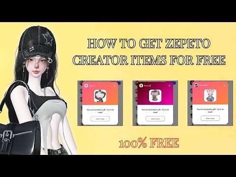 Zepeto Tutorial: How to get Zepeto creator items for free