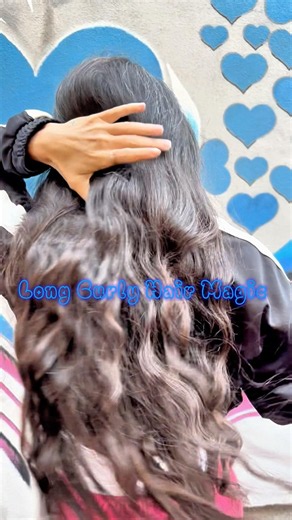 Long Curly Hair Magic ✨ Watch This Transformation!