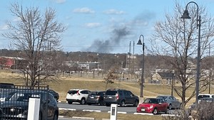 Small plane crashes near Pennsylvania airport, sends smoke billowing